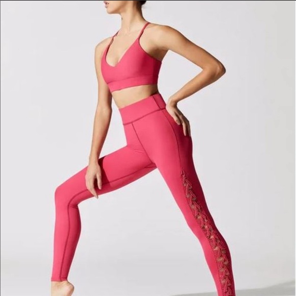 Carbon38 Macrame Leggings - Picture 2 of 3